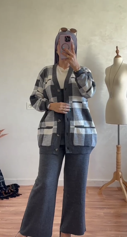 🌟 تألقي بإطلالة شتوية منزلية تجمع بين الجمالية والراحة 🌟