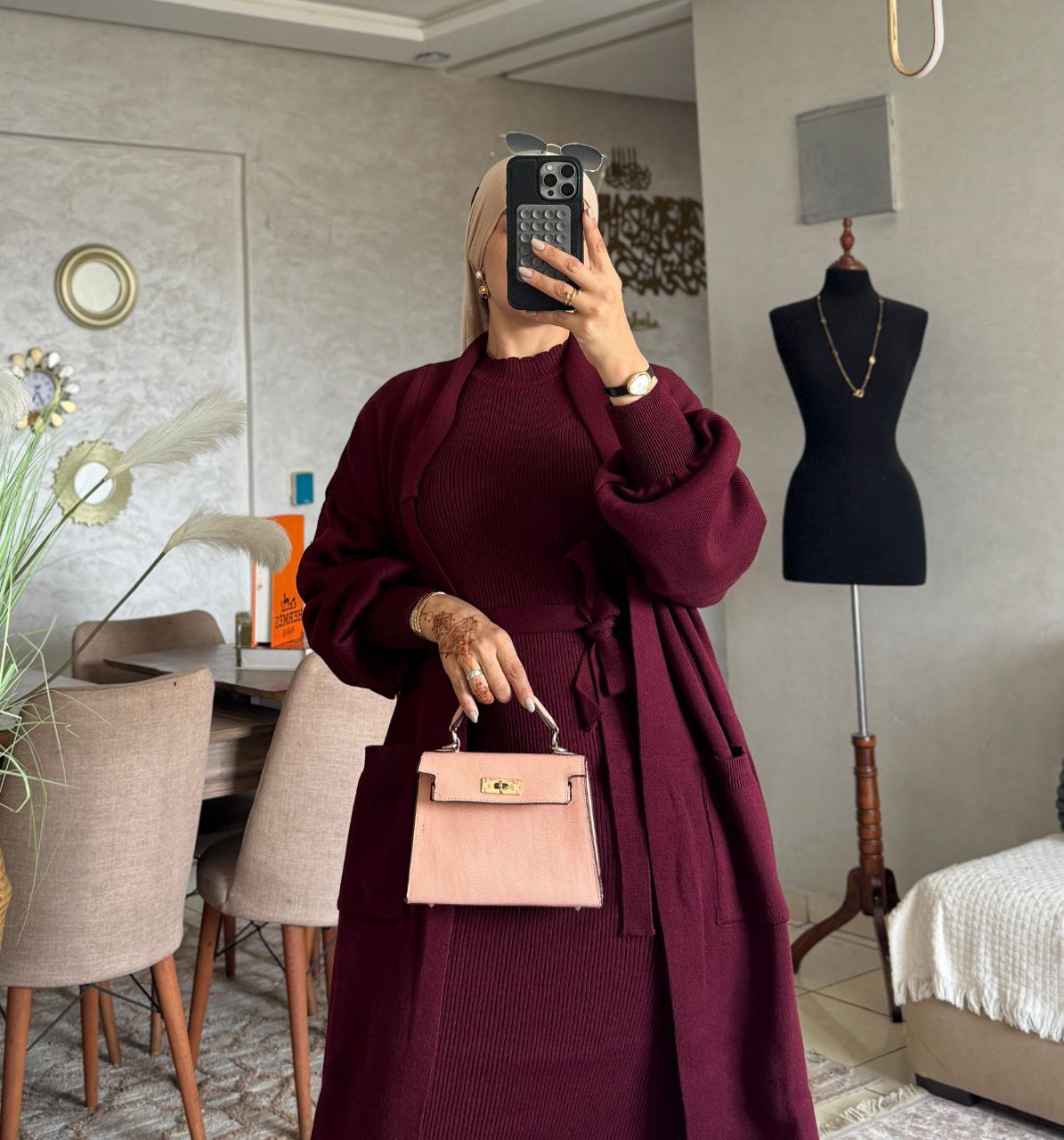 طقم صوفي ساحر - حيث الكلاسيكية تلتقي بالعصرية 🤎