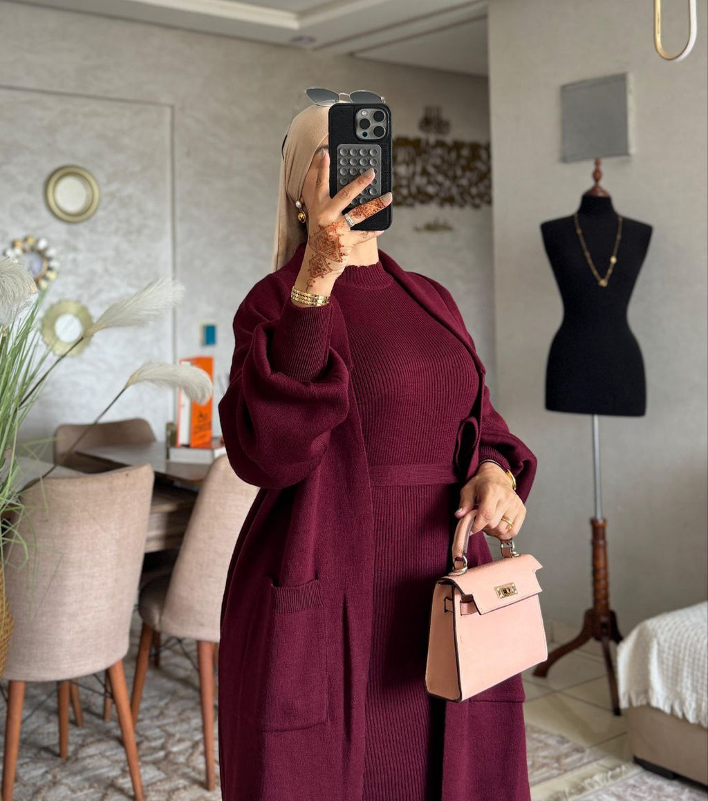 طقم صوفي ساحر - حيث الكلاسيكية تلتقي بالعصرية 🤎