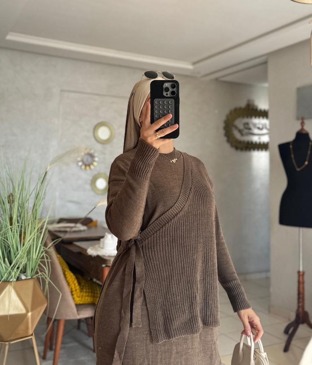 ✨ طقم صوفي أنيق للمرأة العصرية ✨