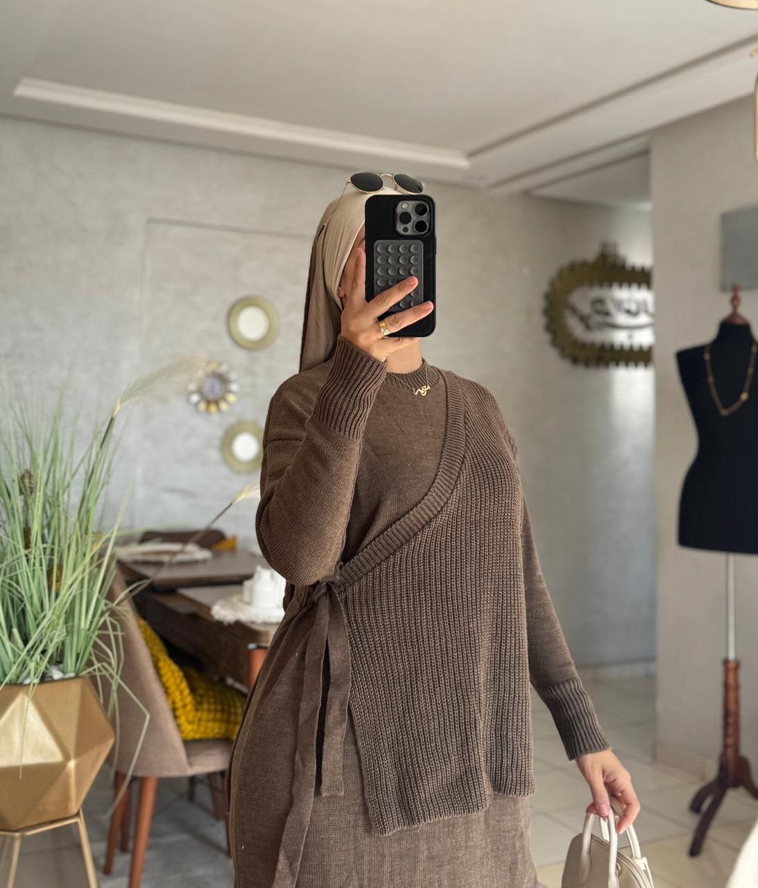 ✨ طقم صوفي أنيق للمرأة العصرية ✨