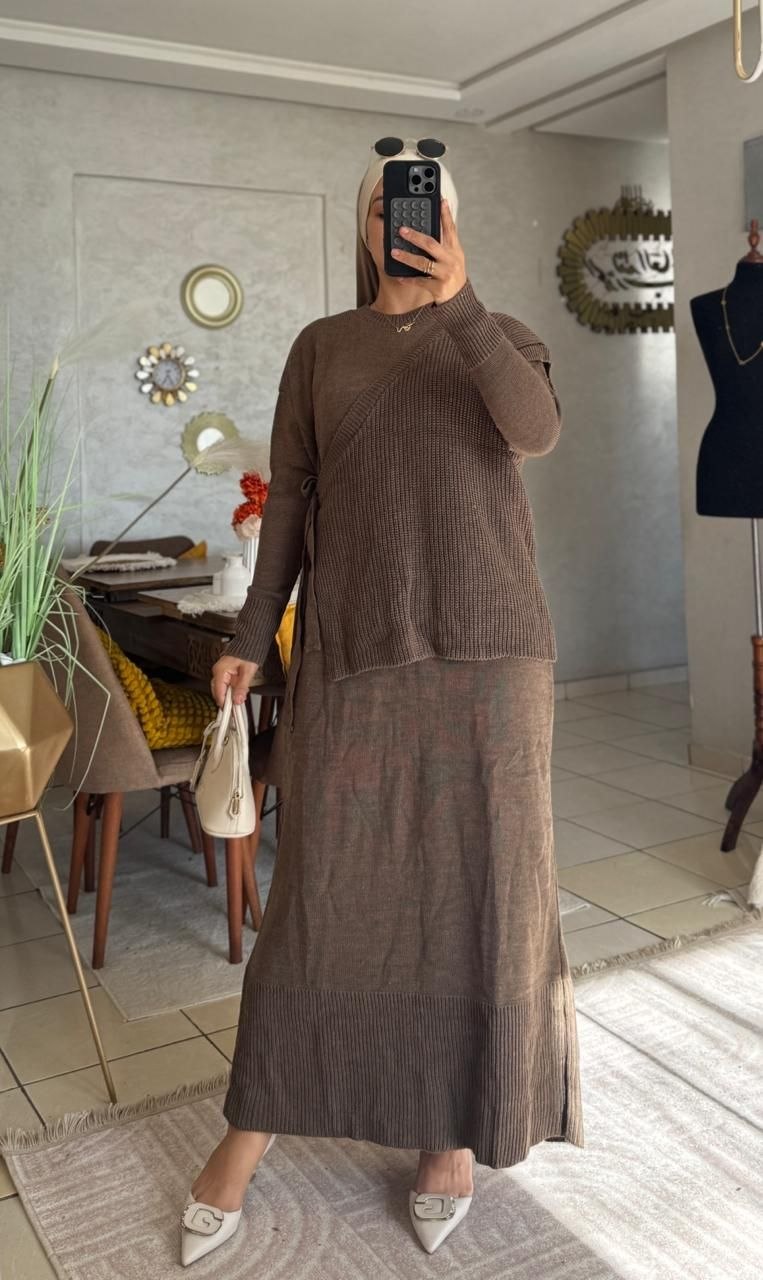 ✨ طقم صوفي أنيق للمرأة العصرية ✨