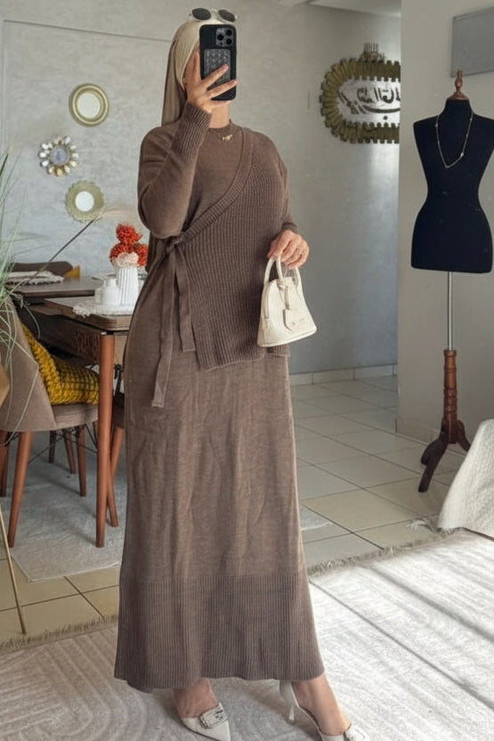 ✨ طقم صوفي أنيق للمرأة العصرية ✨