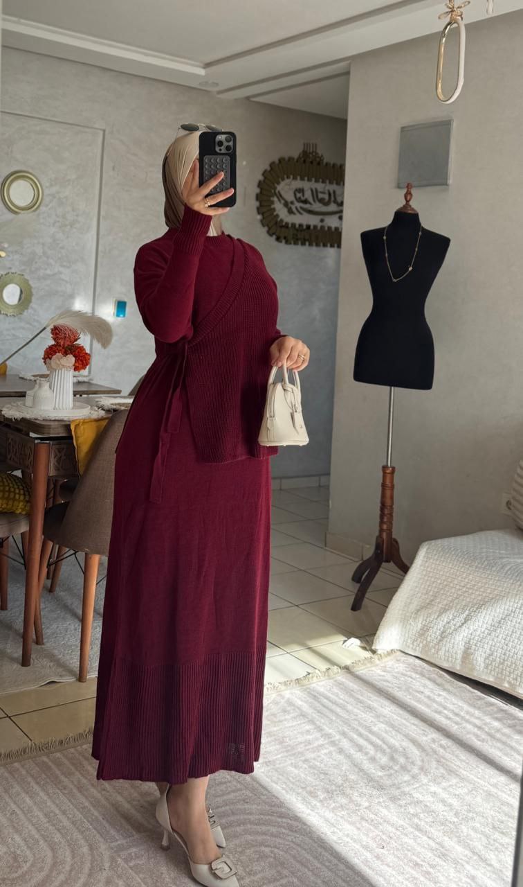 ✨ طقم صوفي أنيق للمرأة العصرية ✨