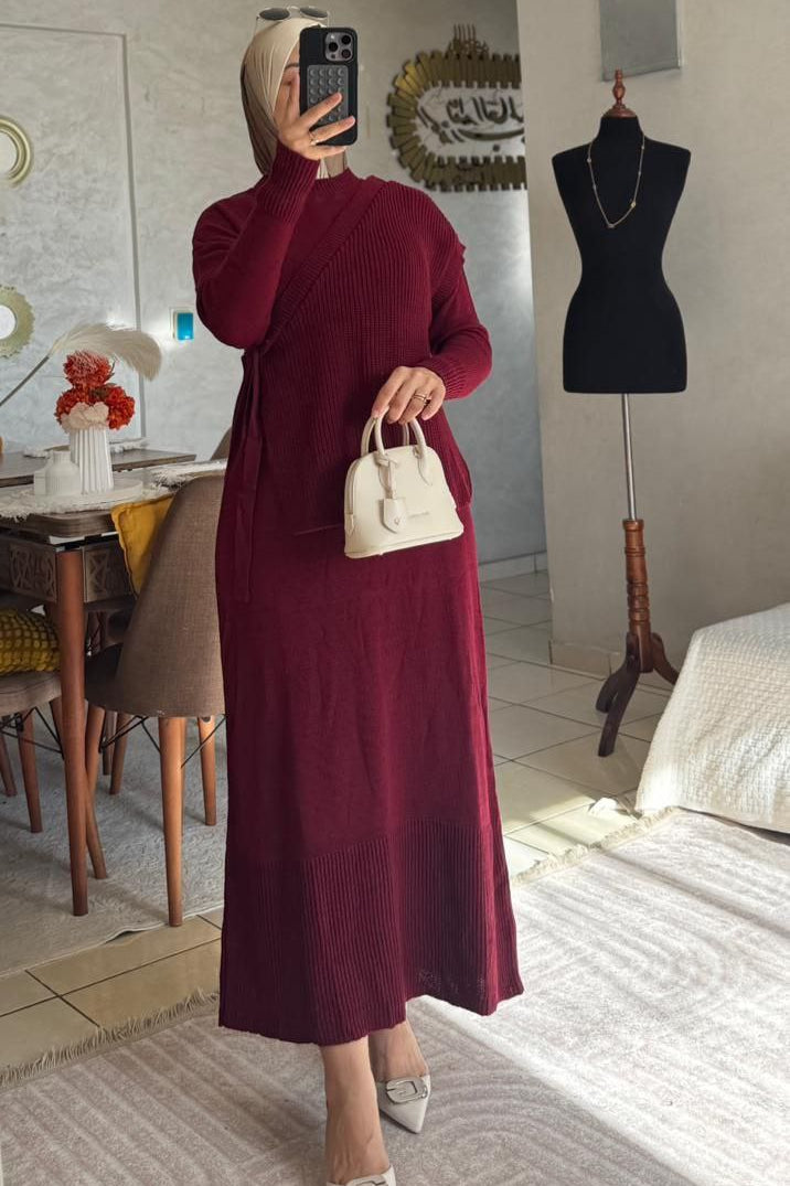 ✨ طقم صوفي أنيق للمرأة العصرية ✨