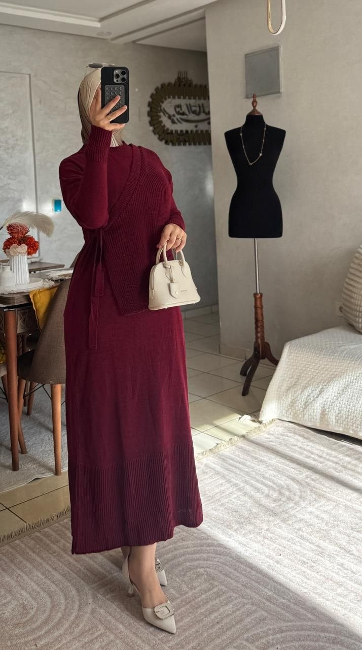 ✨ طقم صوفي أنيق للمرأة العصرية ✨