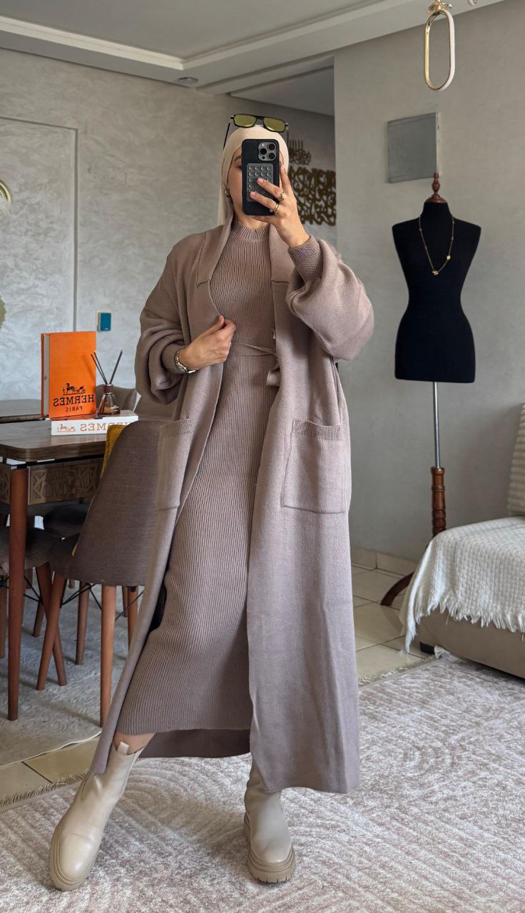 طقم صوفي ساحر - حيث الكلاسيكية تلتقي بالعصرية 🤎