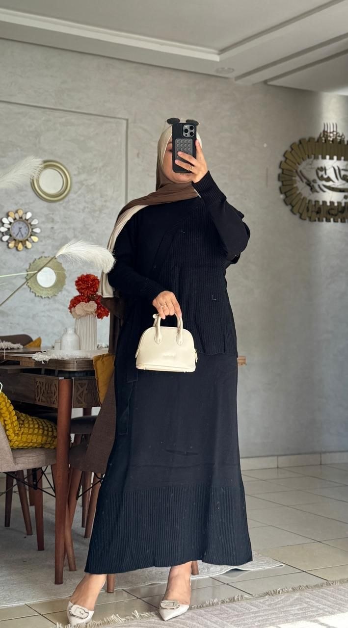 ✨ طقم صوفي أنيق للمرأة العصرية ✨