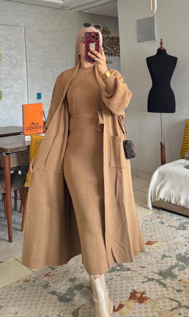 طقم صوفي ساحر - حيث الكلاسيكية تلتقي بالعصرية 🤎