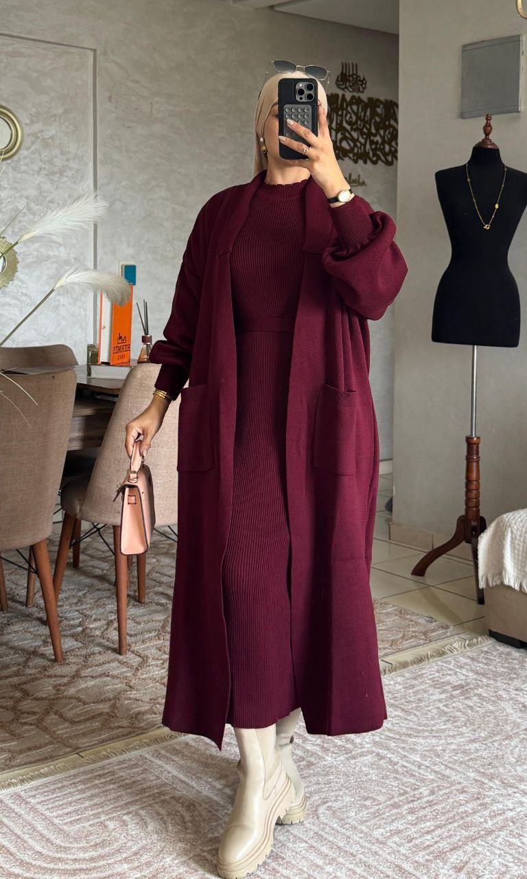 طقم صوفي ساحر - حيث الكلاسيكية تلتقي بالعصرية 🤎