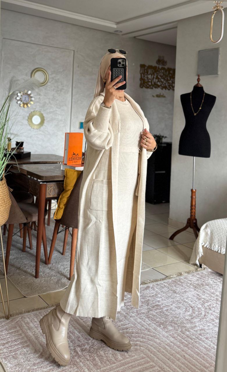 طقم صوفي ساحر - حيث الكلاسيكية تلتقي بالعصرية 🤎